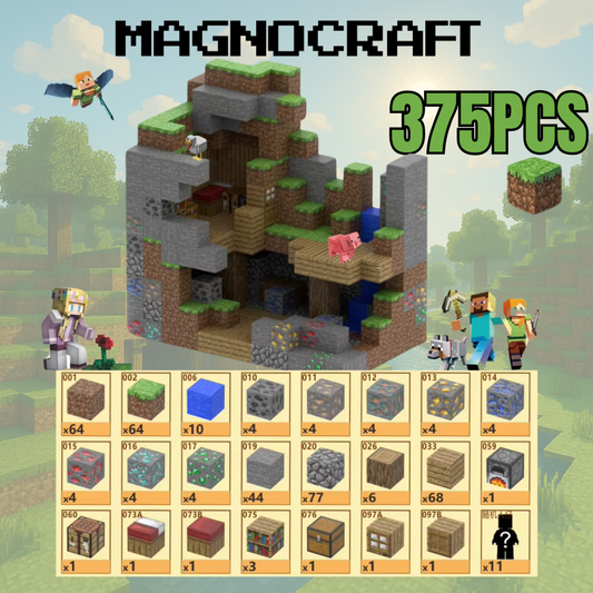 MagnoCraft – cuburile magnetice educative „Peștera Comorilor Secrete”