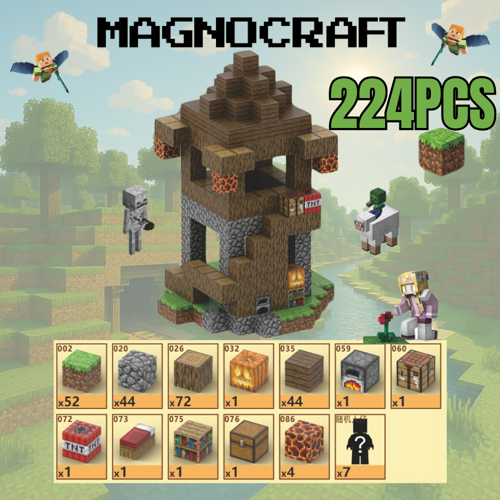 MagnoCraft – cuburile magnetice educative „Cetatea Străjerilor”