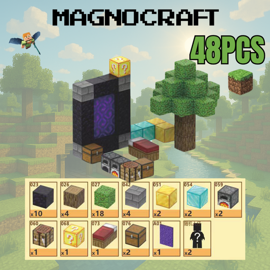 MagnoCraft – cuburile magnetice educative „Poarta Misterioasă”